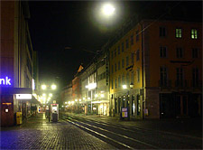 Stadt zu Mitternacht