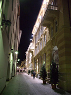 Gasse in Bozen/Südtirol 