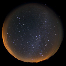 Allsky aus den Dünen Terschellings